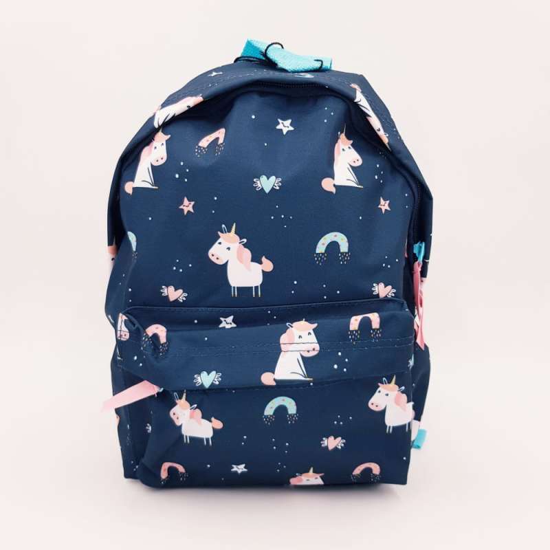 VADOBAG Rucksack Playful Unicorn vorne mit Motiven