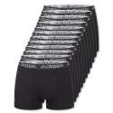 KAPPA Herren Unterwäsche - Boxershorts black beauty 12er Set