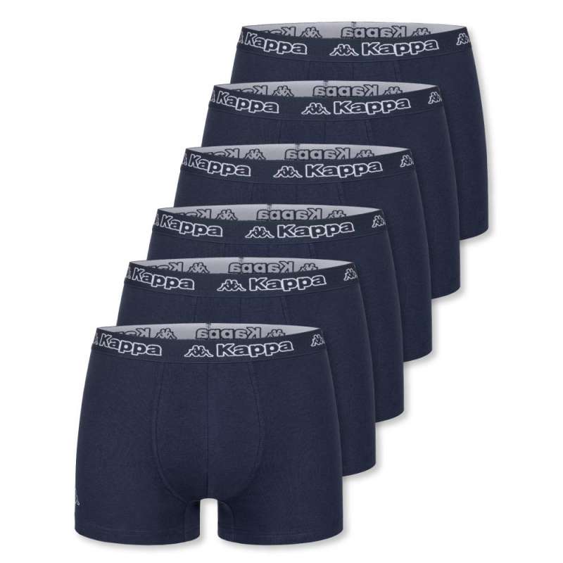 KAPPA Herren Unterwäsche - Boxershorts dress blue 6er Set