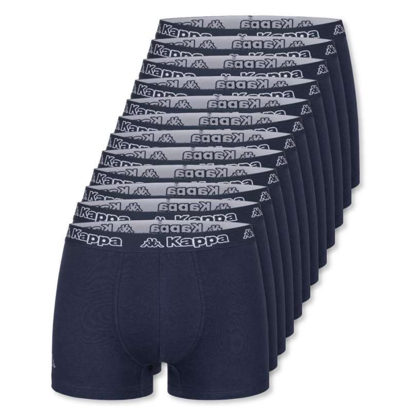 KAPPA Herren Unterwäsche - Boxershorts dress blue 12er Set