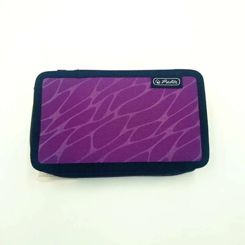 HERLITZ Federmäppchen Wild Print lila, 23-teilig Motiv