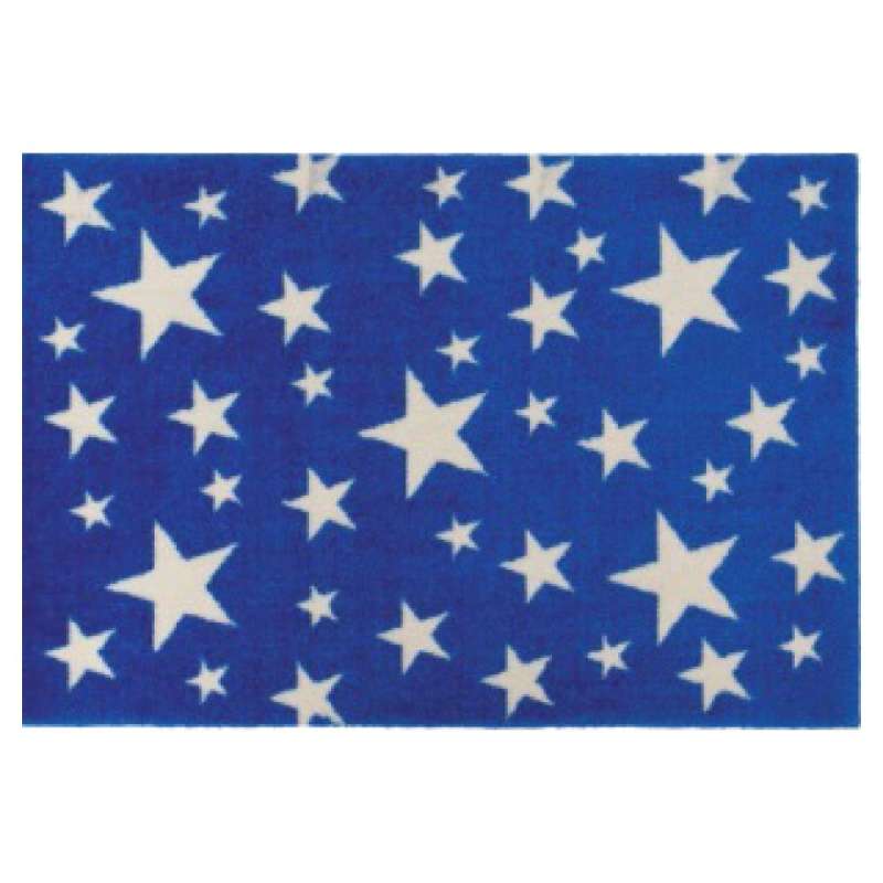 XANADOO Fußmatte Textil - Sterne-blau