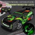 Ferngesteuertes Auto RC Drift Car Dinosaurier mit LED-Leuchten im Set