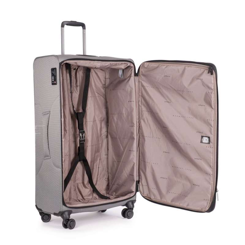 STRATIC BENDIGO LIGHT + Koffer L silver seitlich offen